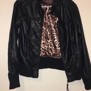 Cute Leather biker jacket